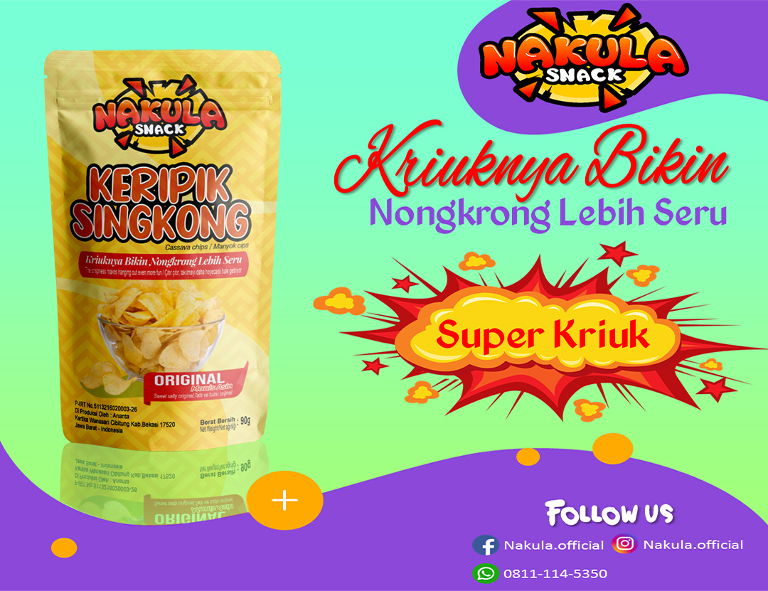 Keripik Singkong Nakula ( Original )