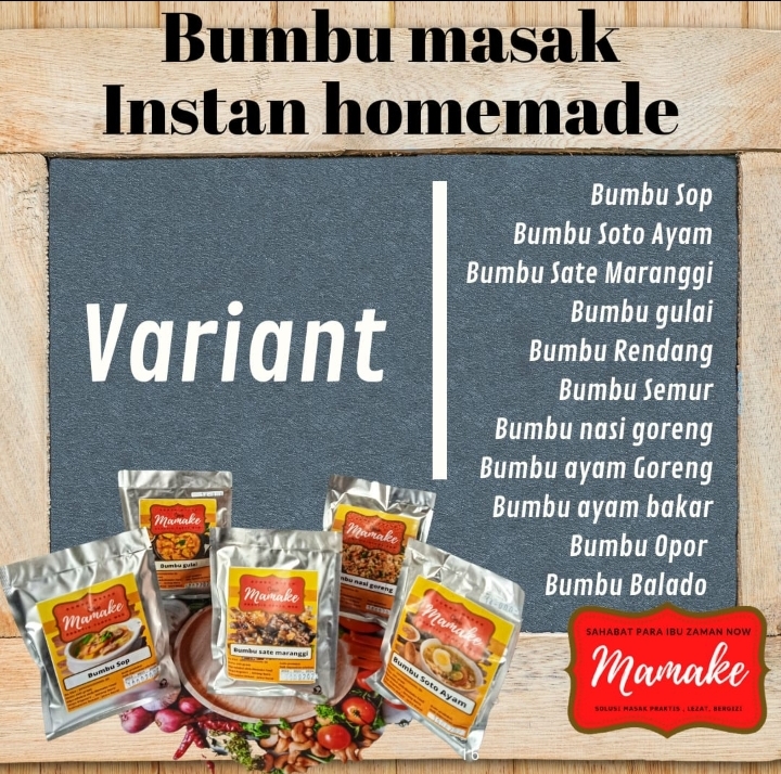 Bumbu Masak Instan Homemade Mamake