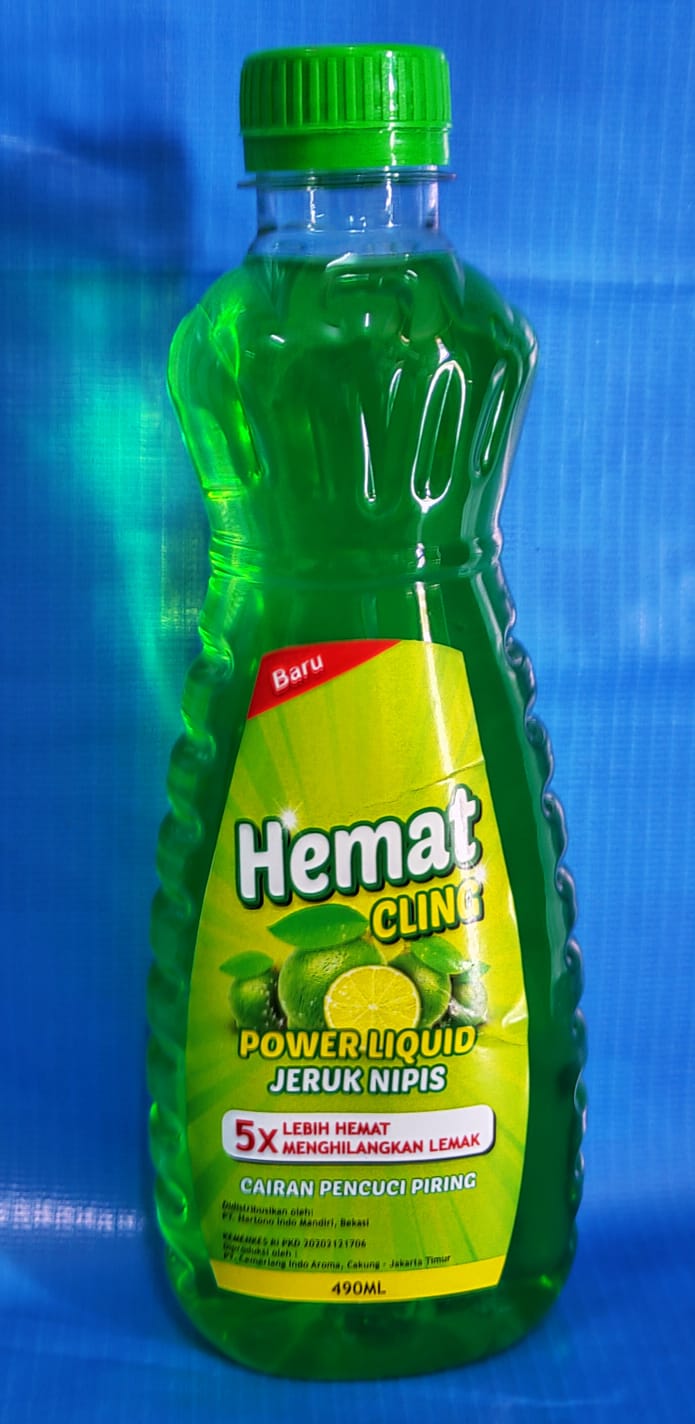 Hemat Cling Cairan Pencuci Piring  uk 490 ml