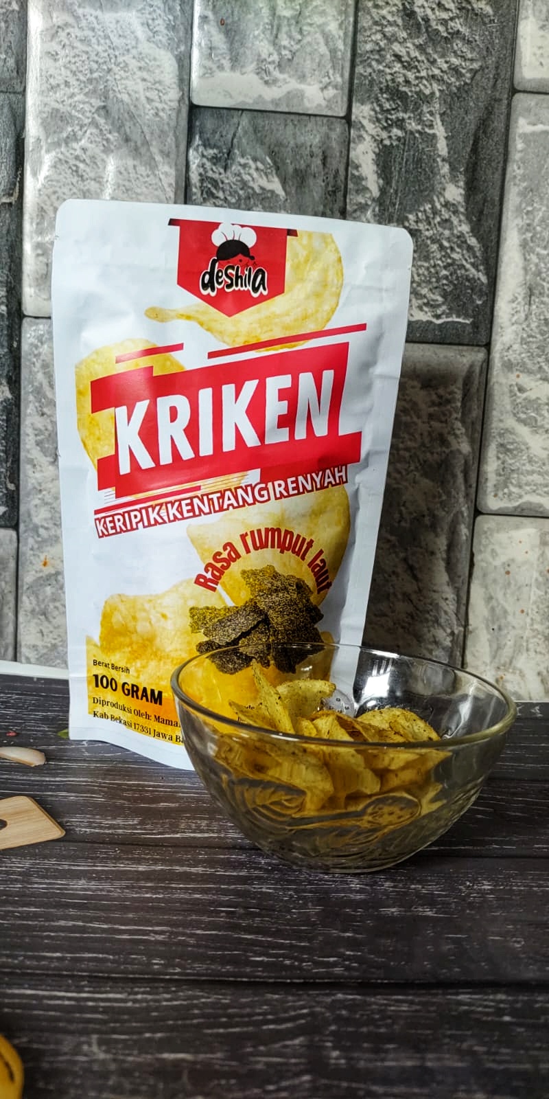 Kriken keripik kentang renyah 