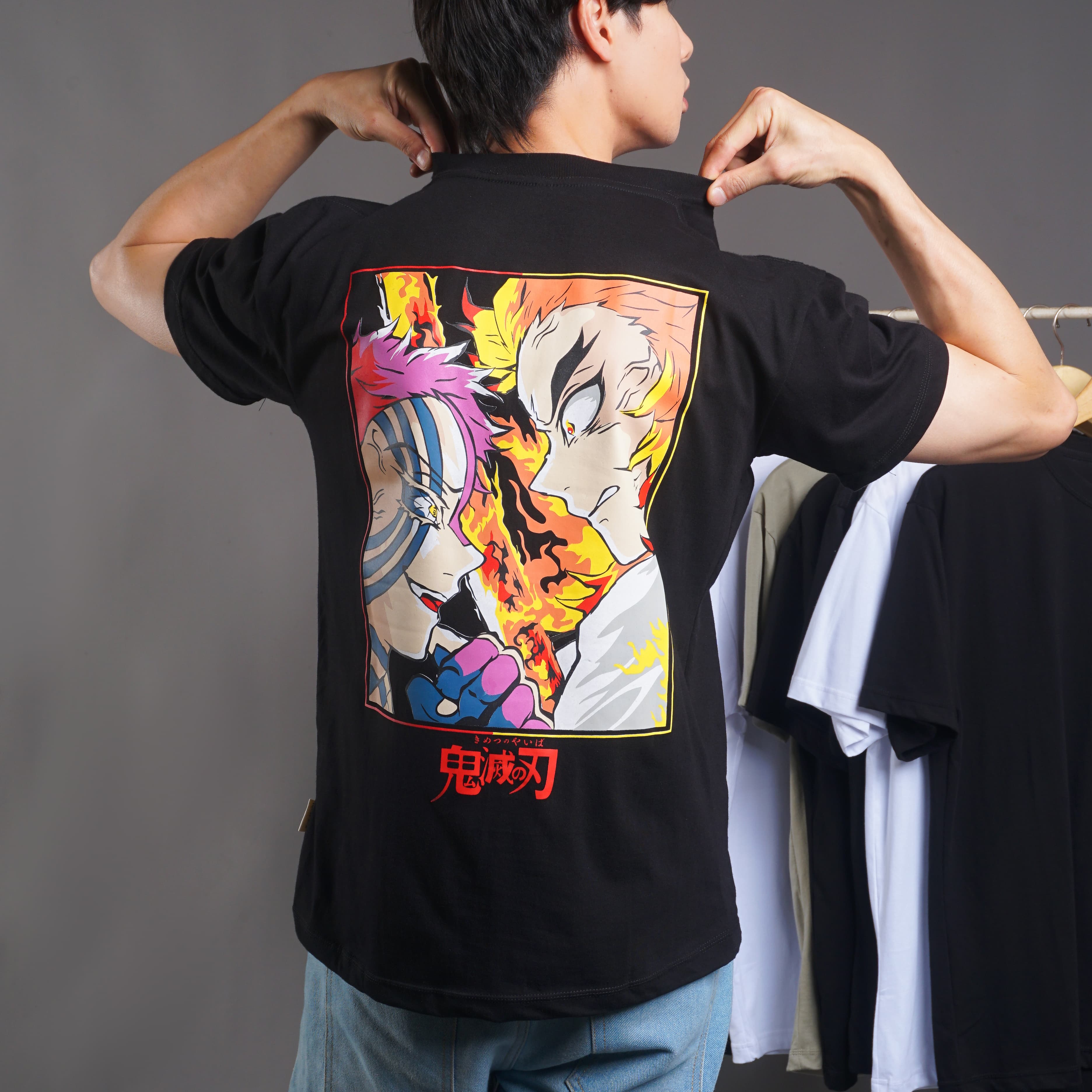 Kaos Anime Cotton Combed 24S Kimetsu No Yaiba 