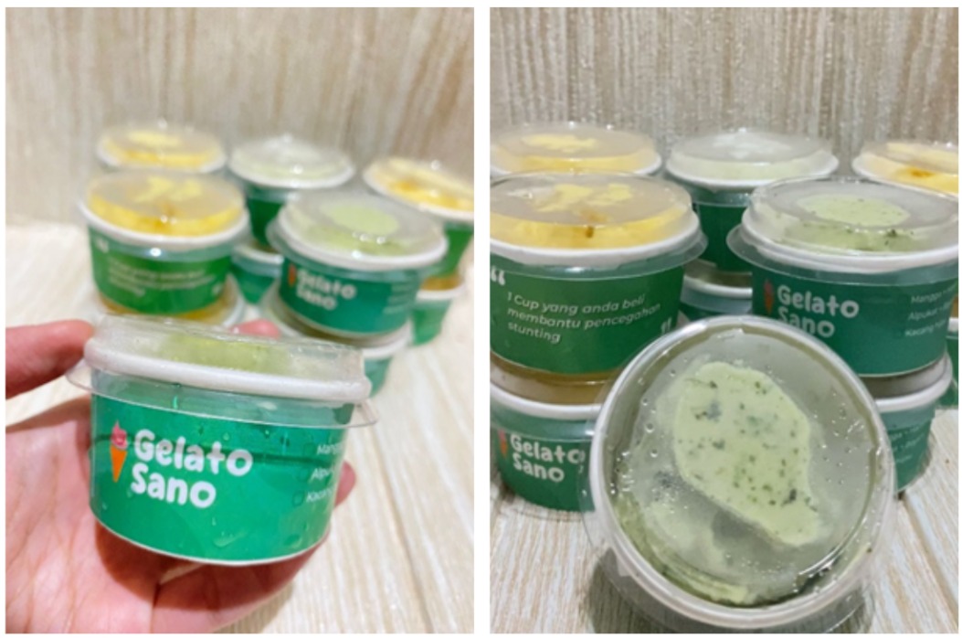 Gelato Sano Varian Alpukat Bayam