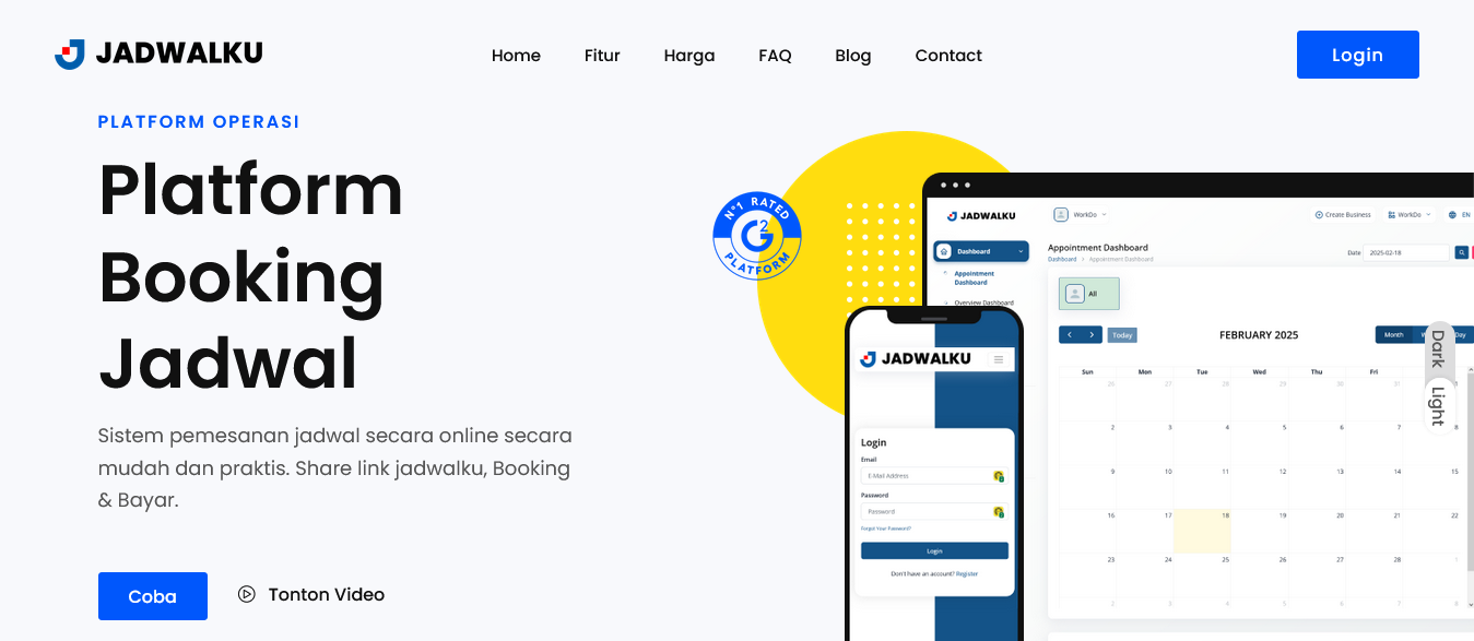 JADWALKU BOOKING 