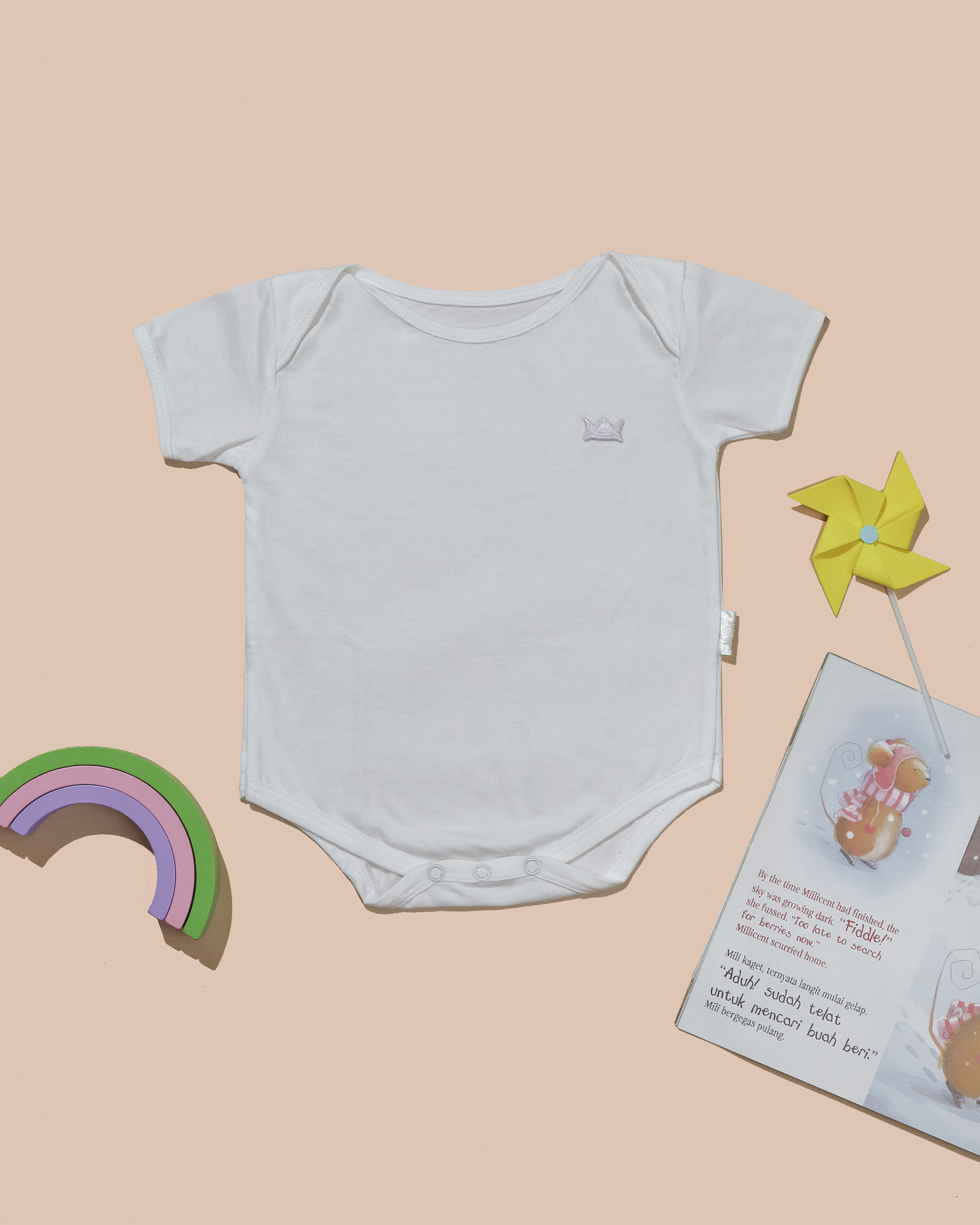 LITTLE CROWN BODYSUIT
