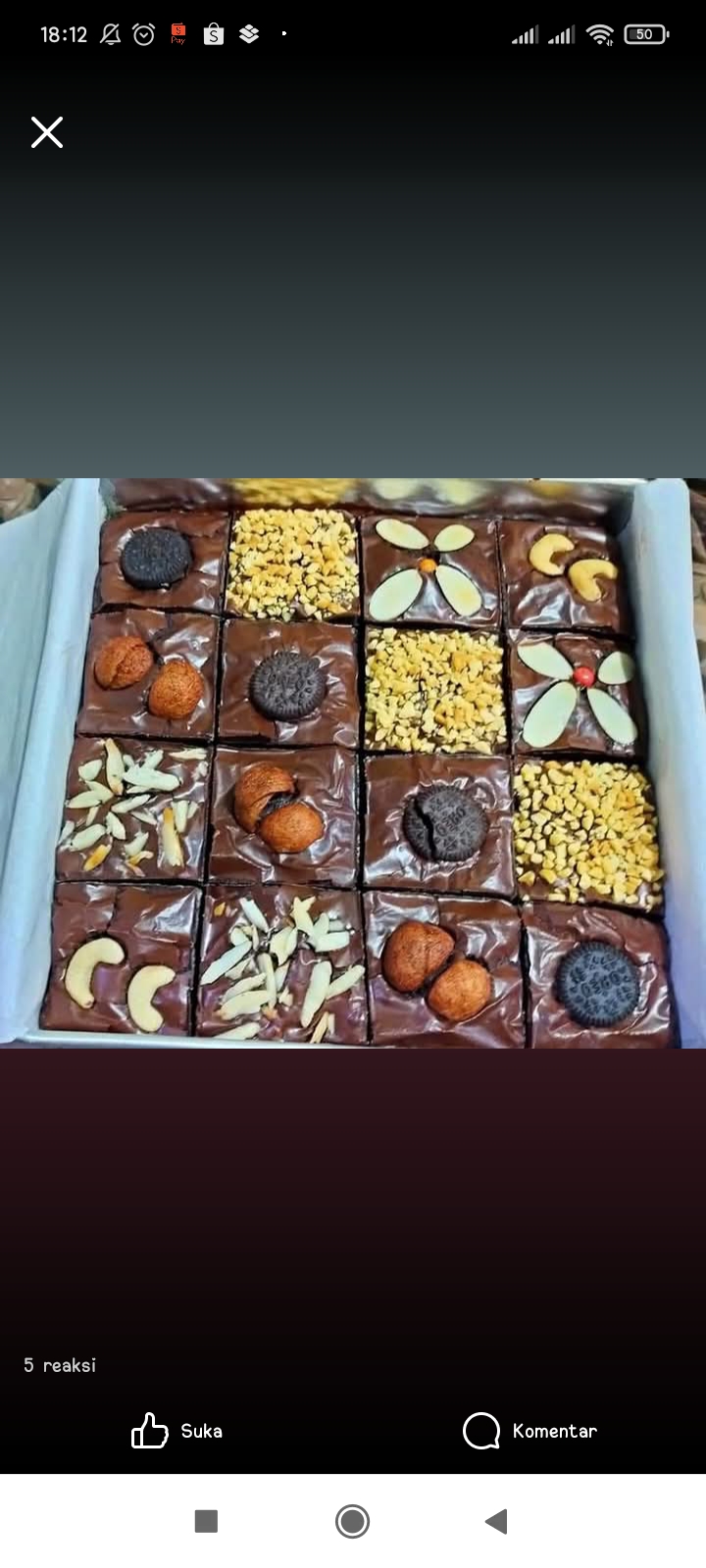 Brownies panggang
