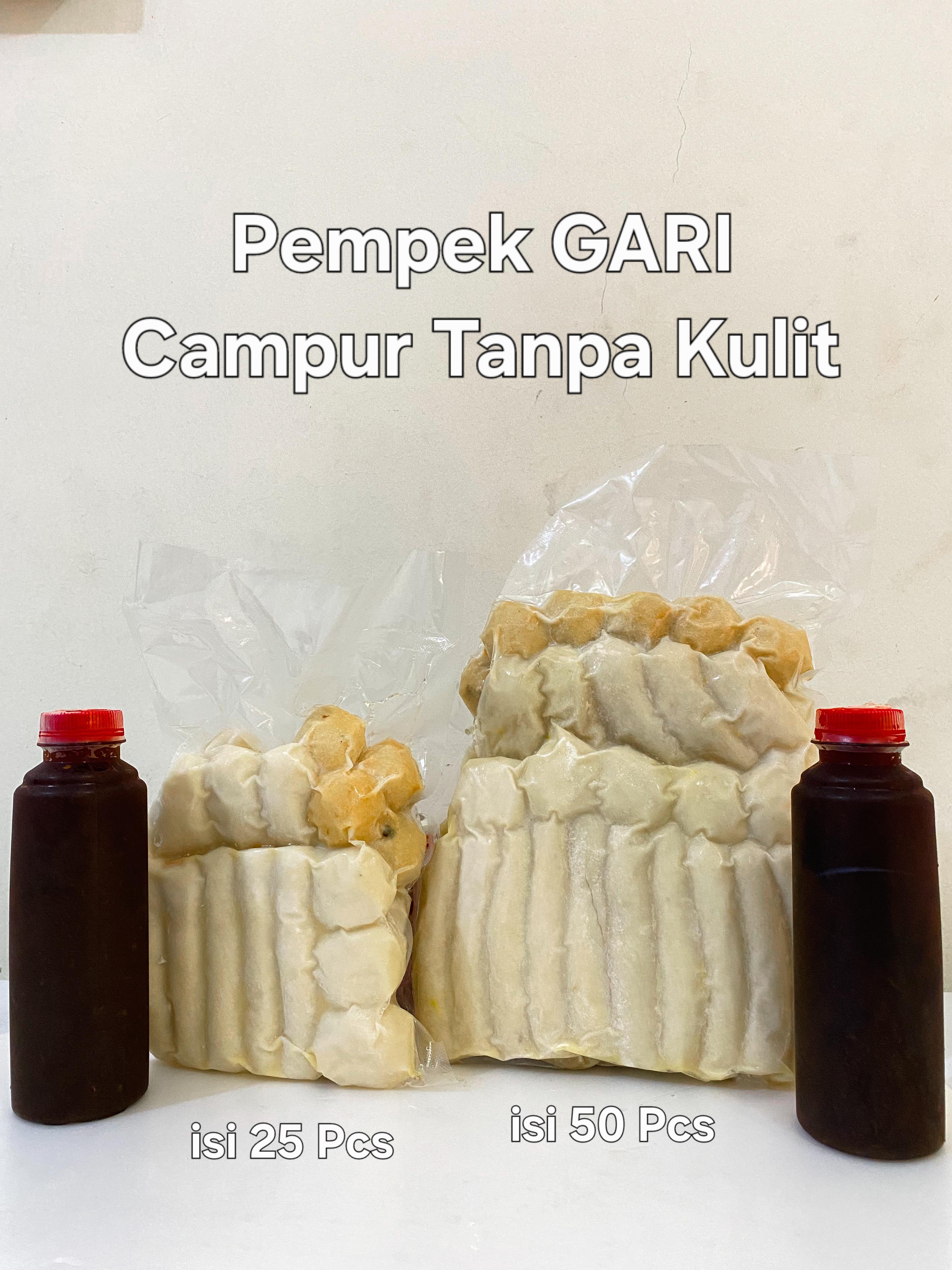 Pempek GARI Campur Tanpa Kulit isi 25 pcs