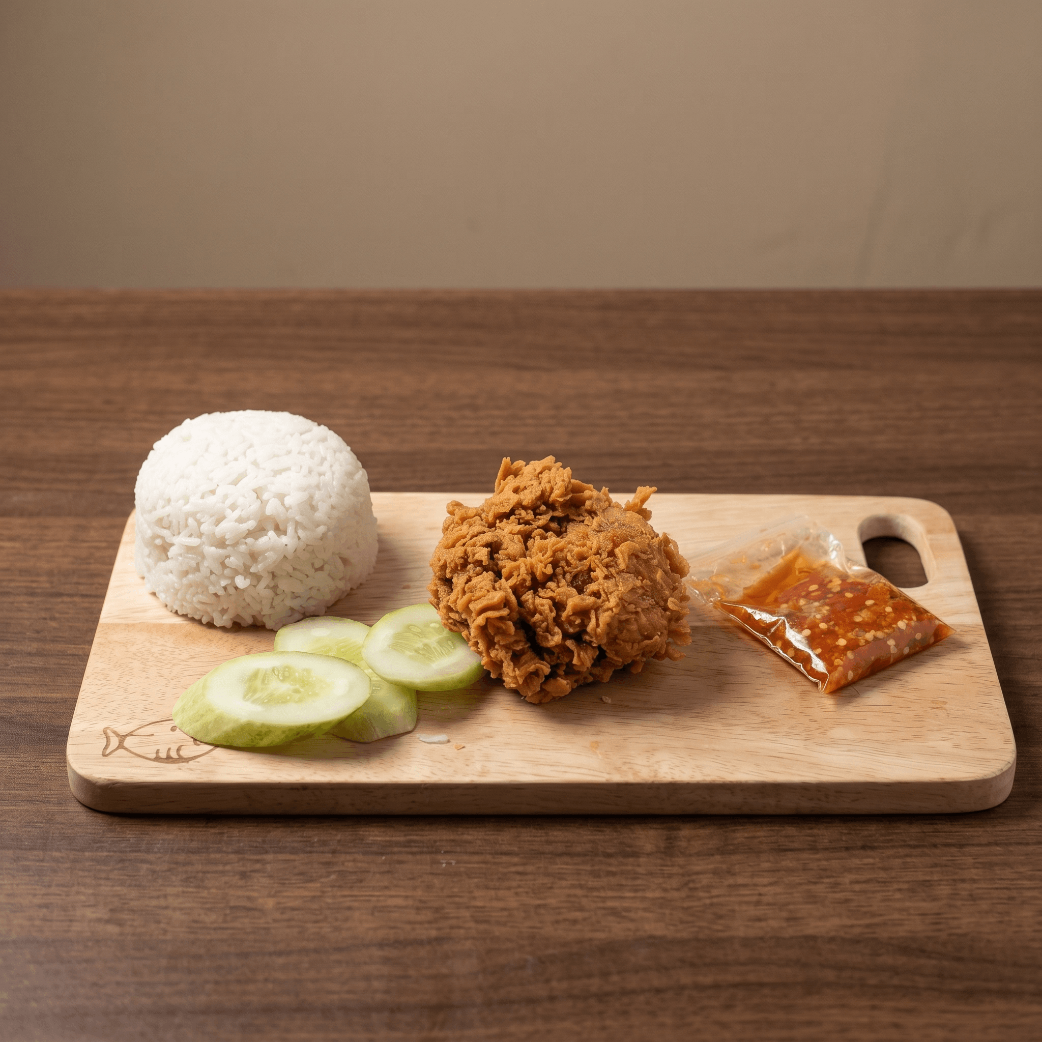 Paket Nasi - Dada Geprek