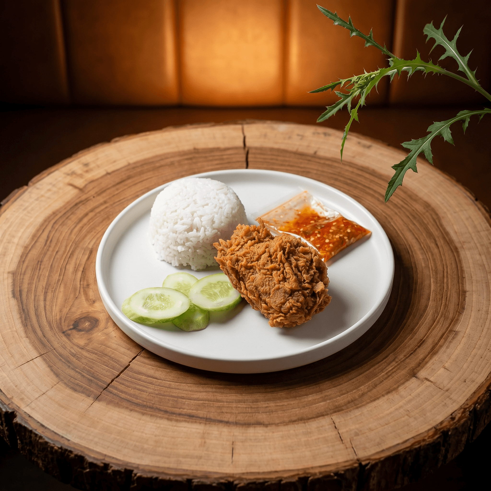 Paket Nasi - Paha Atas Geprek