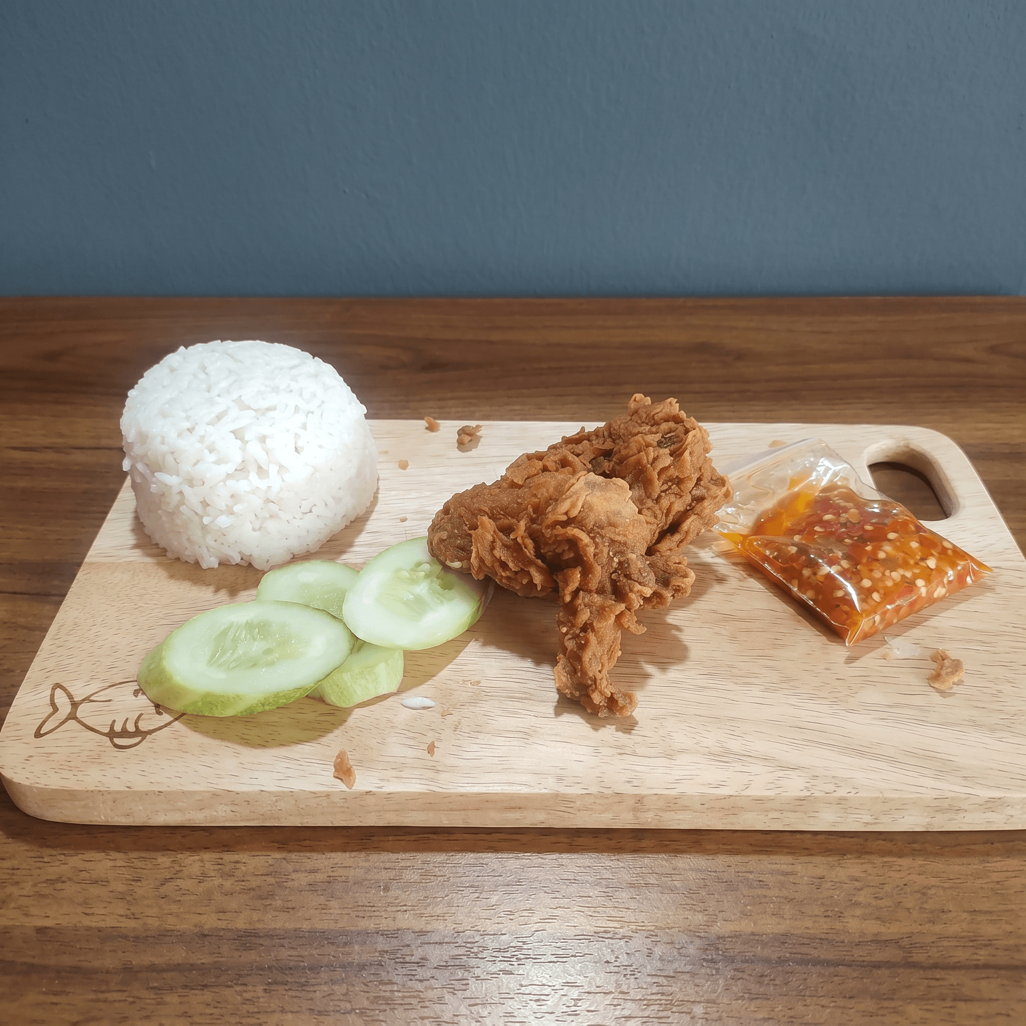 Paket Nasi - Sayap Geprek