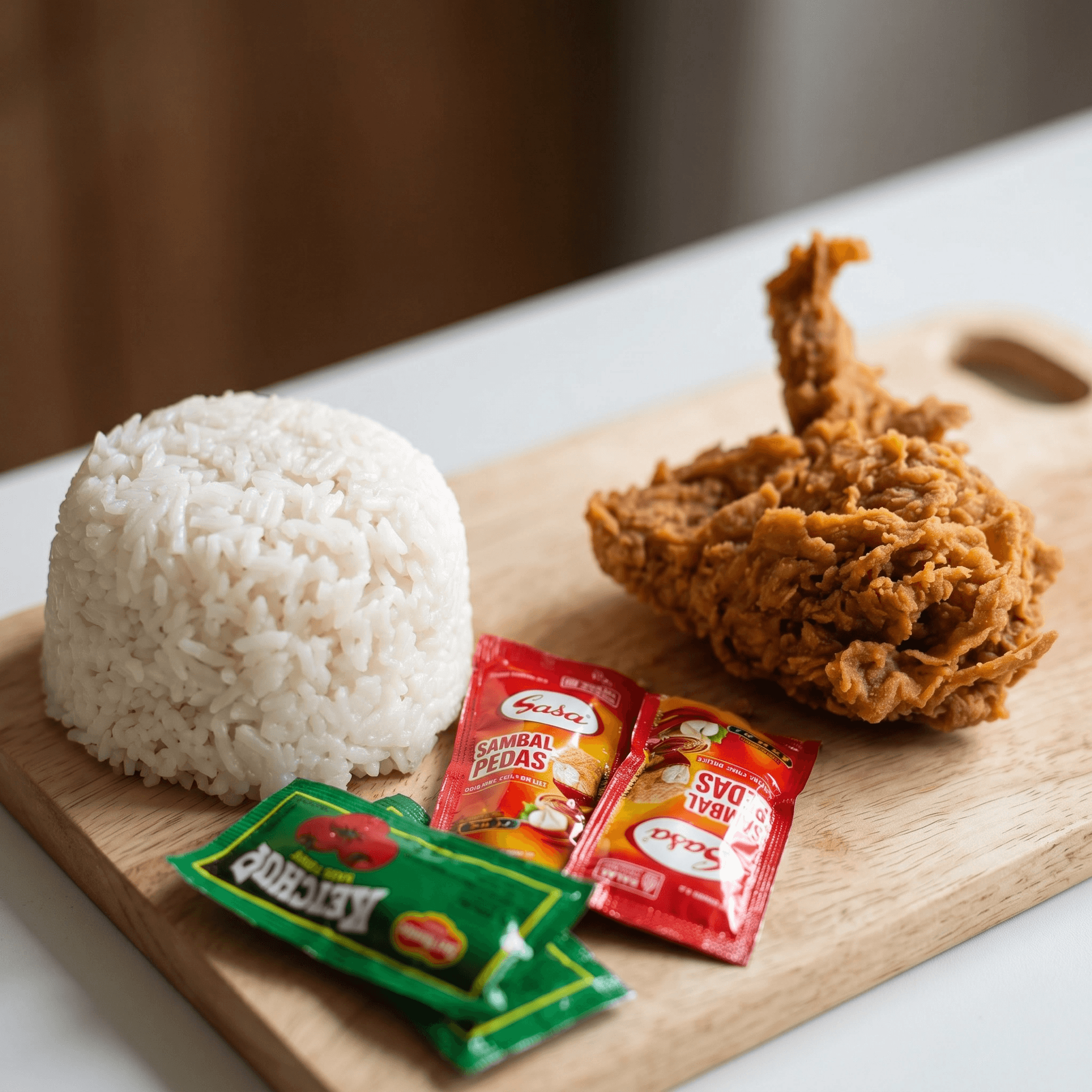 Paket Nasi -  Sayap Original
